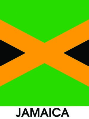 Alternative view of Stickers Jamaican Flag