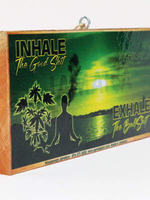 Alternative view of Wall Signs - Inhale the Bullshit