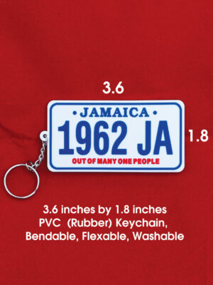 Jamaican PVC Keyrings