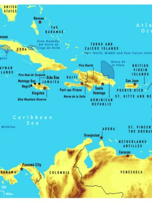 Caribbean Map